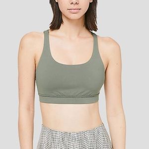 lululemon Grey Sage Energy Bra